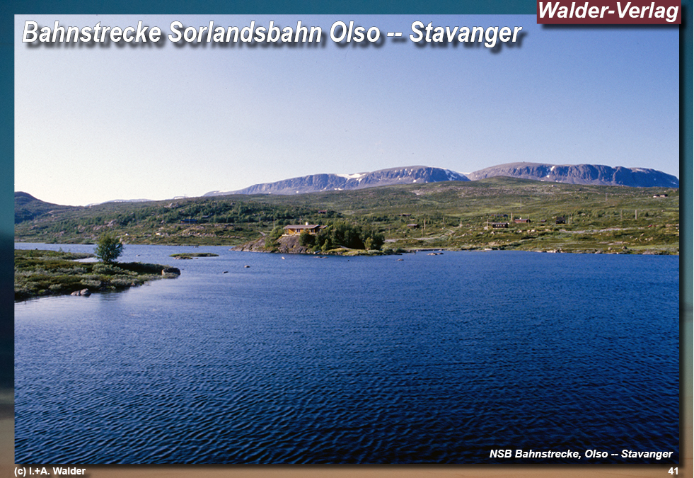 Reiseführer Bahnreise durch Skandinavien - Sorlandsbahn Oslo -- Kristiansand – Snartemo -- Stavanger