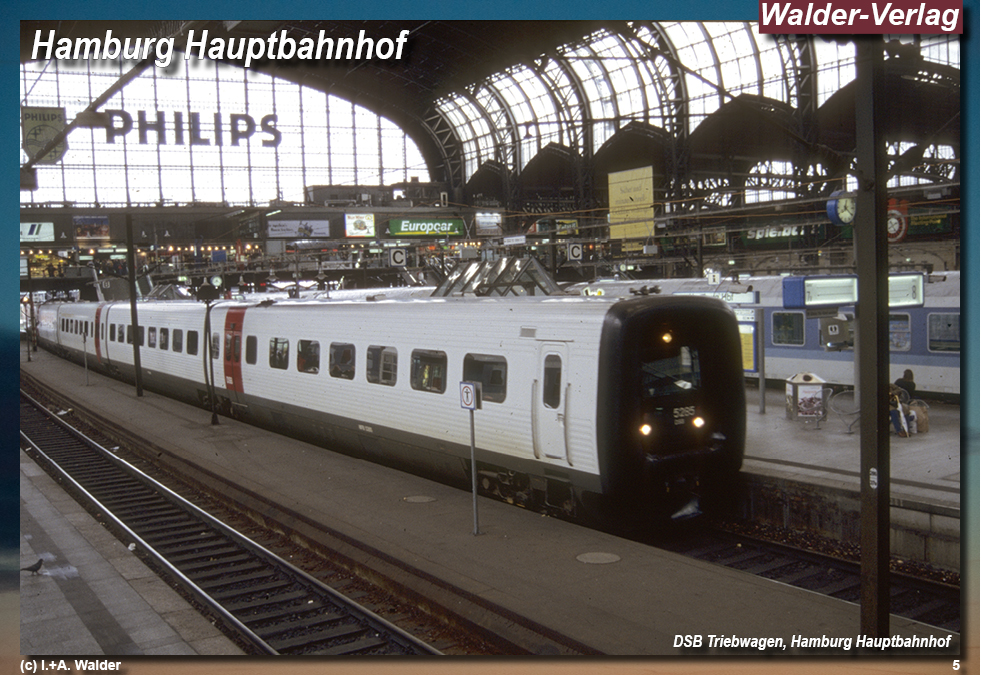 Reiseführer Bahnreise durch Skandinavien - Hamburg Hauptbahnhof