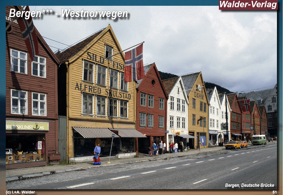Reiseführer Bahnreise durch Skandinavien - Bergen - Westnorwegen