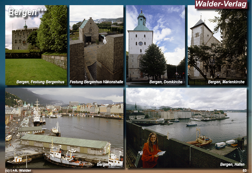 Reiseführer Bahnreise durch Skandinavien - Bergen - Westnorwegen