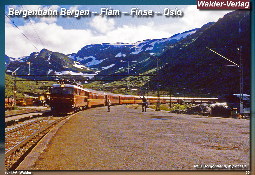 Reiseführer Bahnreise durch Skandinavien - Bergenbahn Bergen -- Oslo