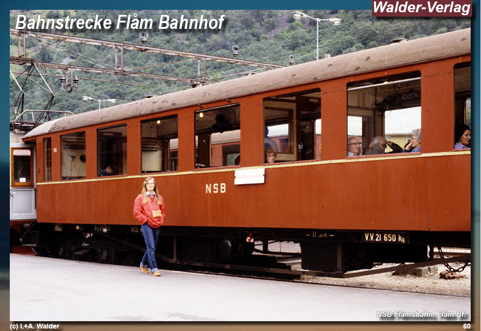 Reiseführer Bahnreise durch Skandinavien - Flåmsbana Myrdal -- Flåm