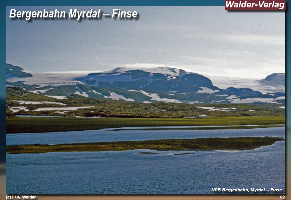 Reiseführer Bahnreise durch Skandinavien - Bergenbahn Bergen -- Oslo