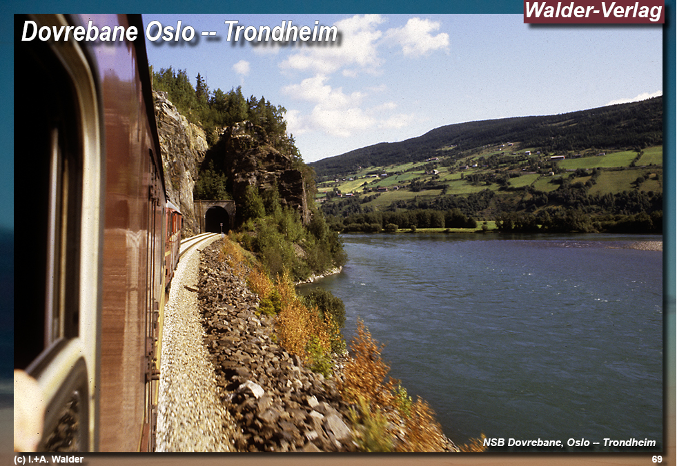 Reiseführer Bahnreise durch Skandinavien - Dovrebane Oslo – Trondheim