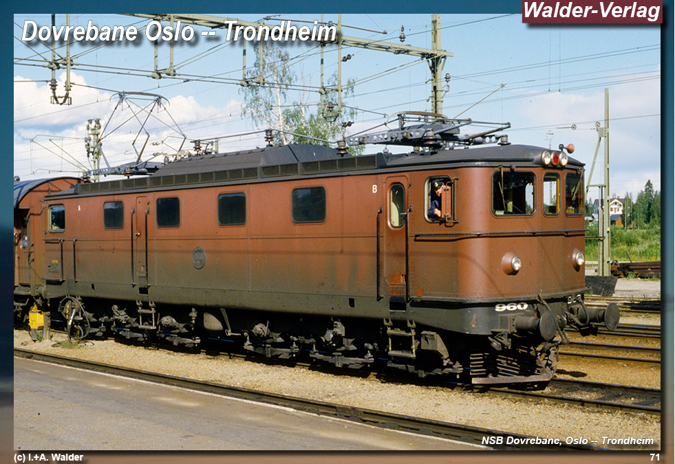 Reiseführer Bahnreise durch Skandinavien - Dovrebane Oslo – Trondheim