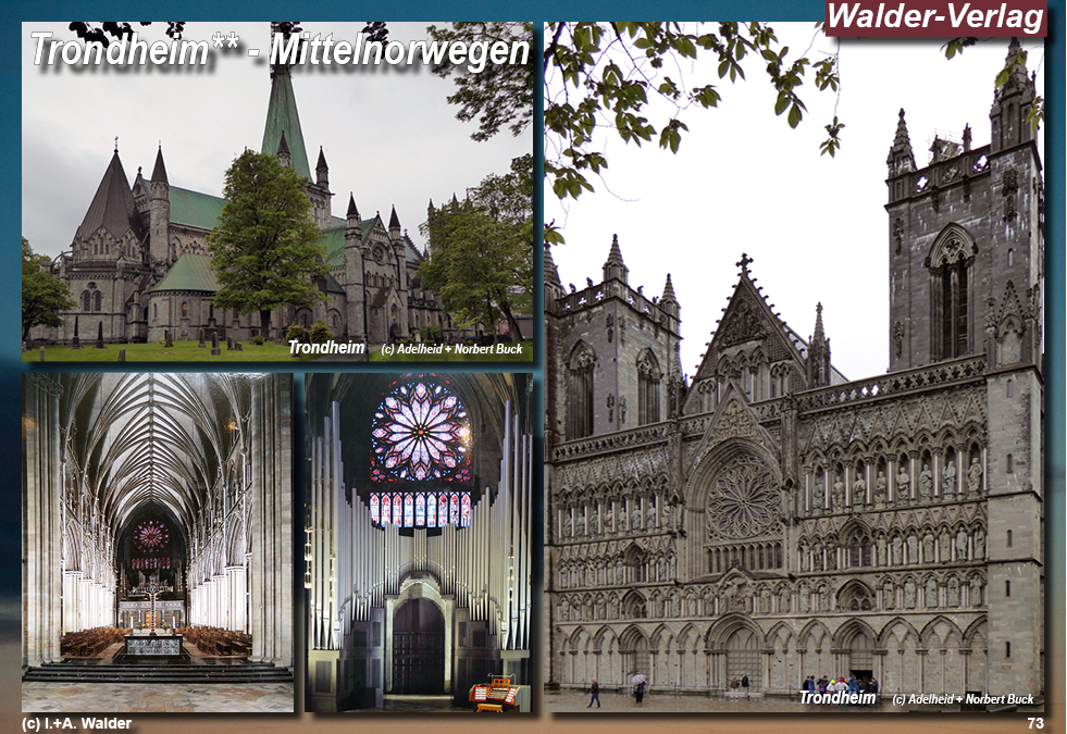 Reiseführer Bahnreise durch Skandinavien - Trondheim Mittelnorwegen