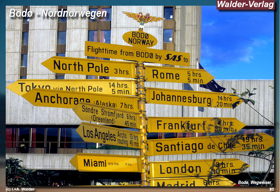 Reiseführer Bahnreise durch Skandinavien - Bodø - Nordnorwegen