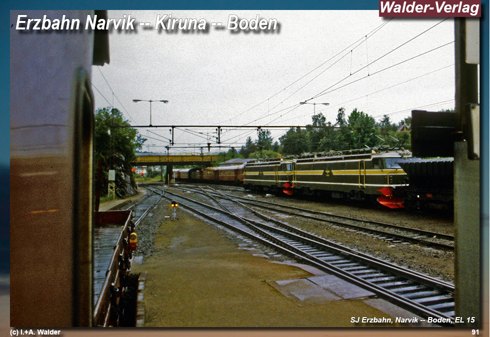 Reiseführer Bahnreise durch Skandinavien - Erzbahn Narvik – Kiruna – Gällivare