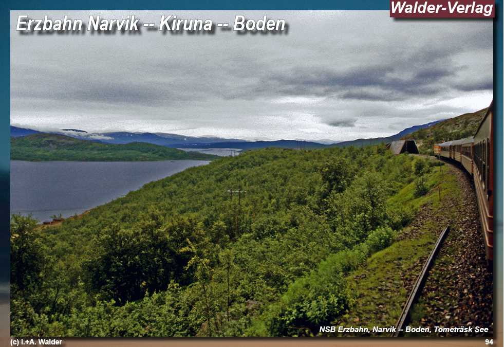 Reiseführer Bahnreise durch Skandinavien - Erzbahn Narvik – Kiruna – Gällivare