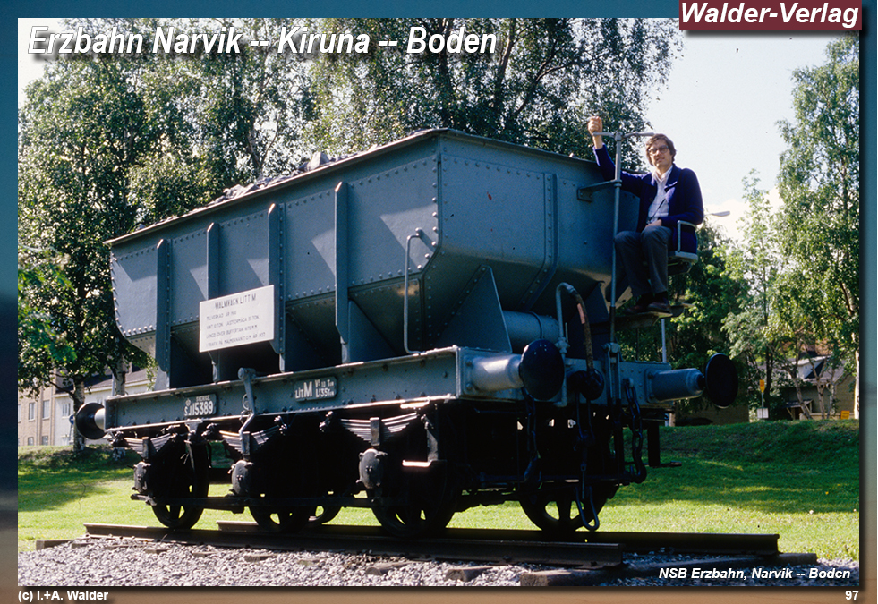 Reiseführer Bahnreise durch Skandinavien - Erzbahn Narvik – Kiruna – Gällivare
